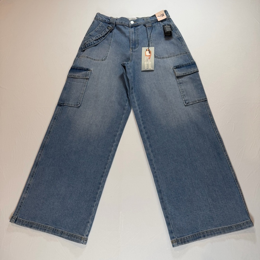Celebrity Pink Cargo Pants Low- Rise‎ Wide Leg 11/30